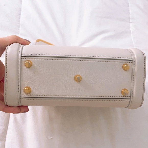 Alexander McQueen Heroine 21 White/Cream Italian Satchel Ladies Bag - Picture 4 of 11